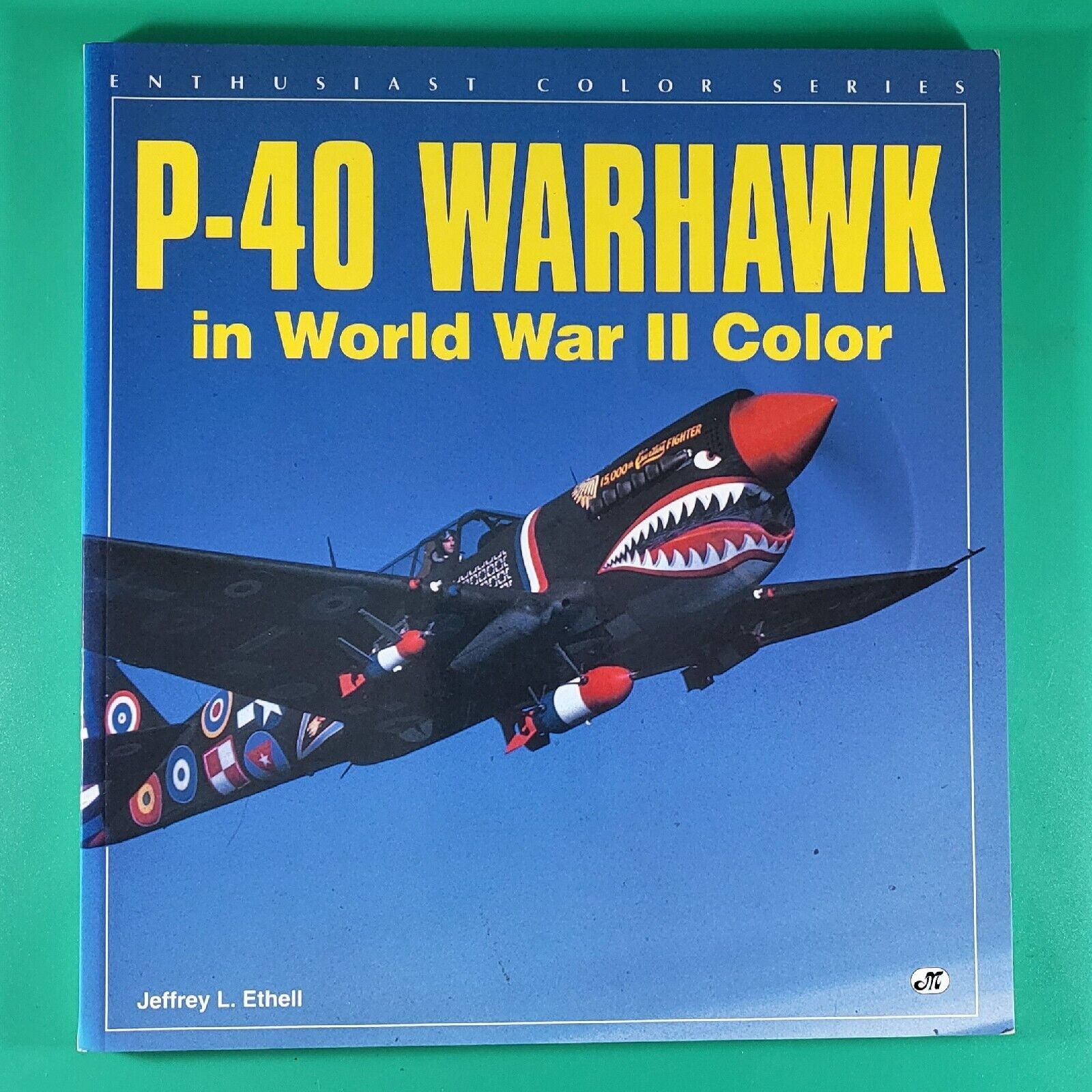 P-40 Warhawk in World War II Signed Ken Jernstedt Bob Layher Flying Tigers AVG