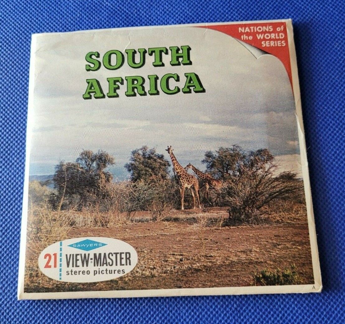 Vintage Sawyer\'s B124 South Africa Nations of the World view-master Reels Packet