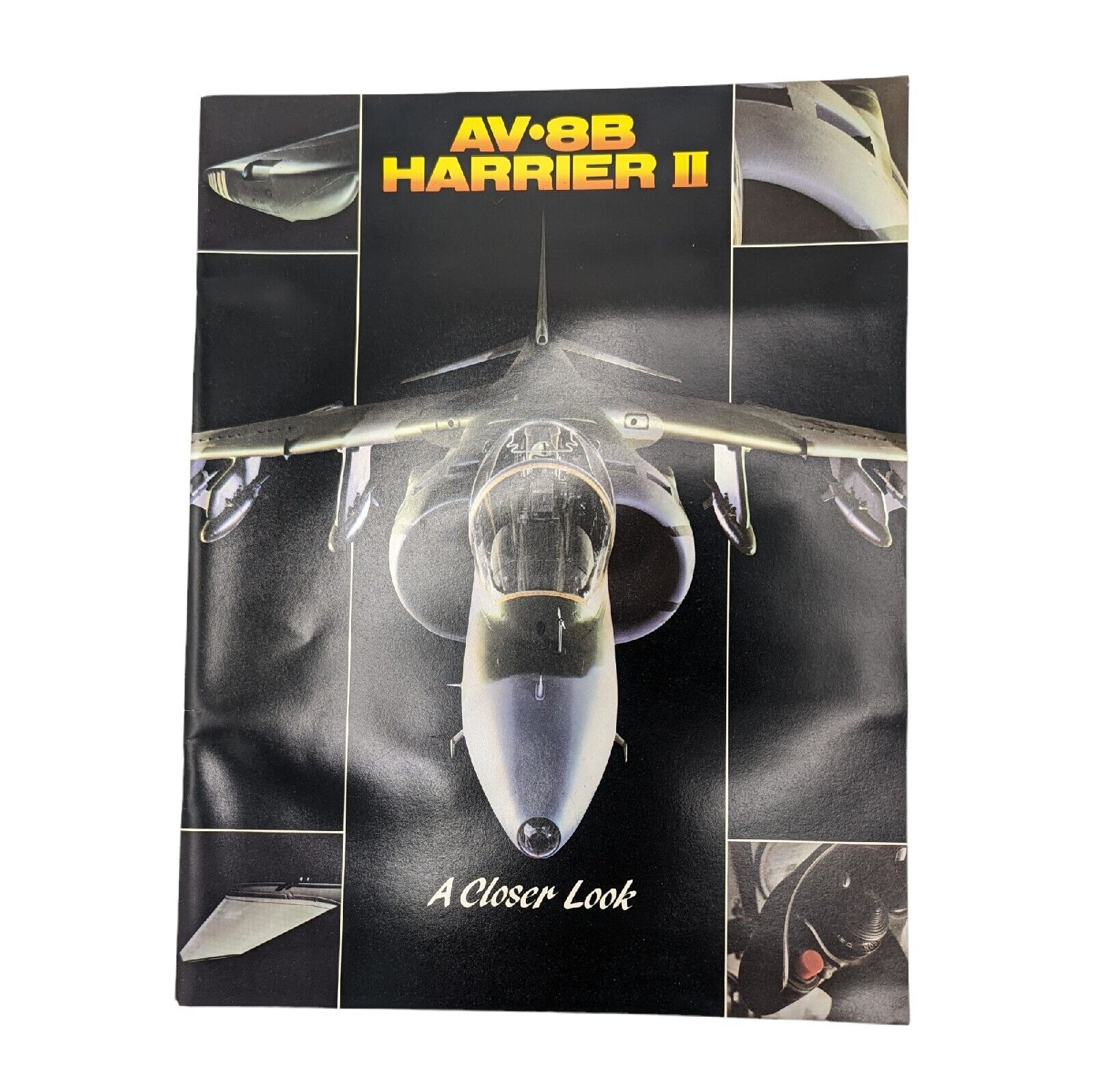 McDonnell Douglas AV-8B Harrier II A Closer Look Sales Brochure Info Pamphlet
