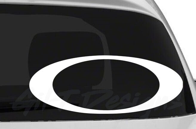 Oakley O Logo Vinyl Decal Sticker, Sunglasses, Vault, Sports, Shades, Golf, Ball