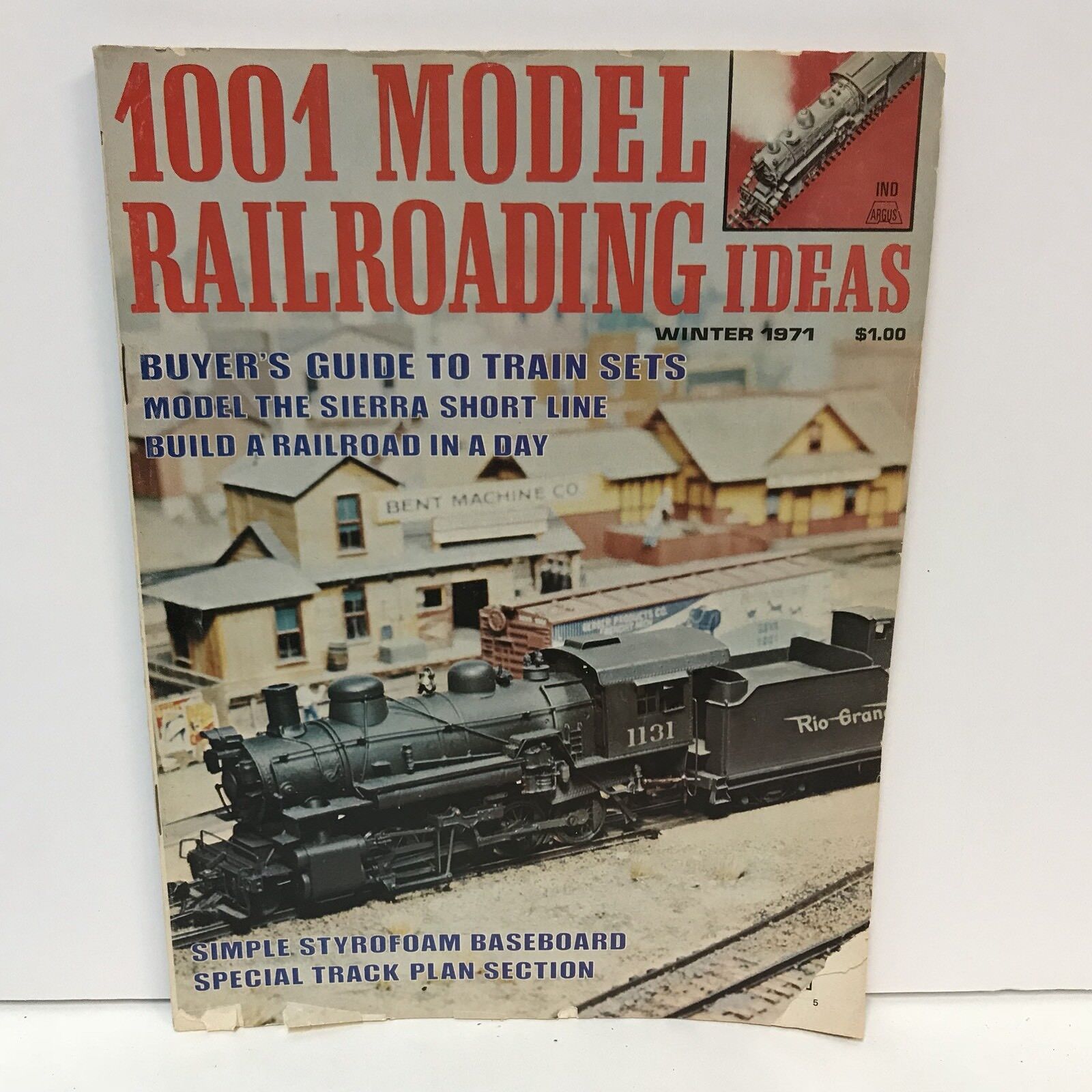 1001 Model Railroading Ideas Magazine Back Issue Winter 1971 Sierra Short Line