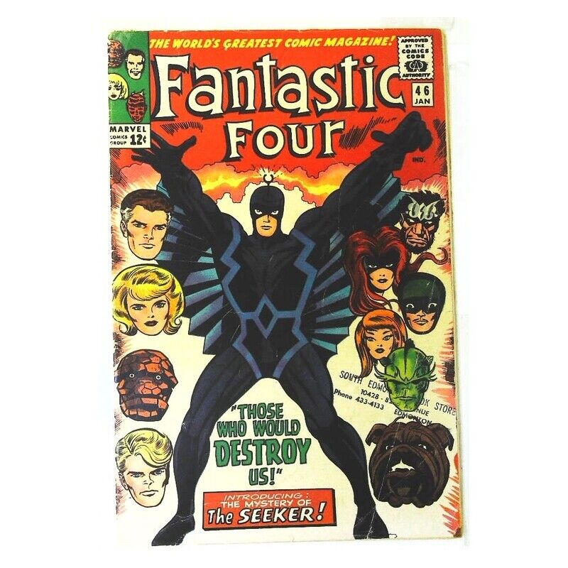 Fantastic Four (1961 series) #46 in Fine minus condition. Marvel comics [h\\