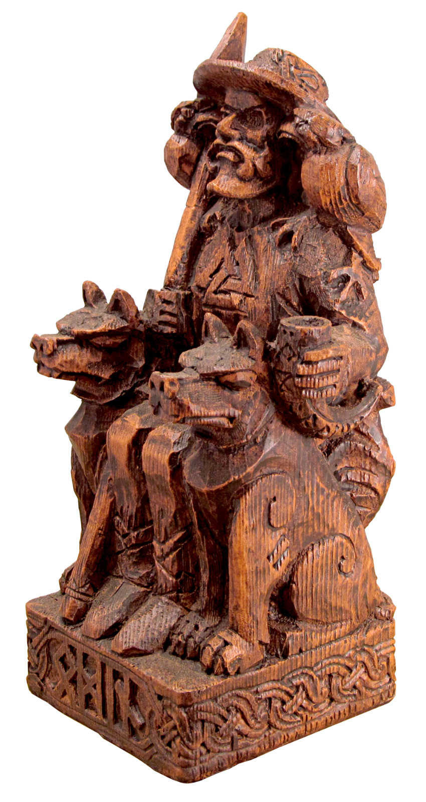 Seated Odin Statue - Norse Viking God Figure Dryad Design Asatru Rune  Statue