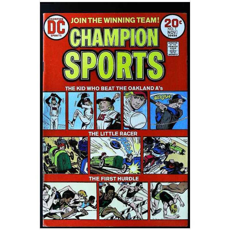 Champion Sports #1 in Very Fine + condition. DC comics [q