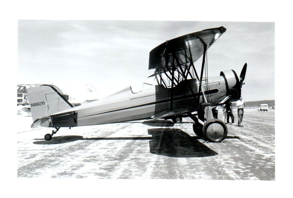 Stearman C Biplane Airplane Vintage Photograph 5 x 3.5\