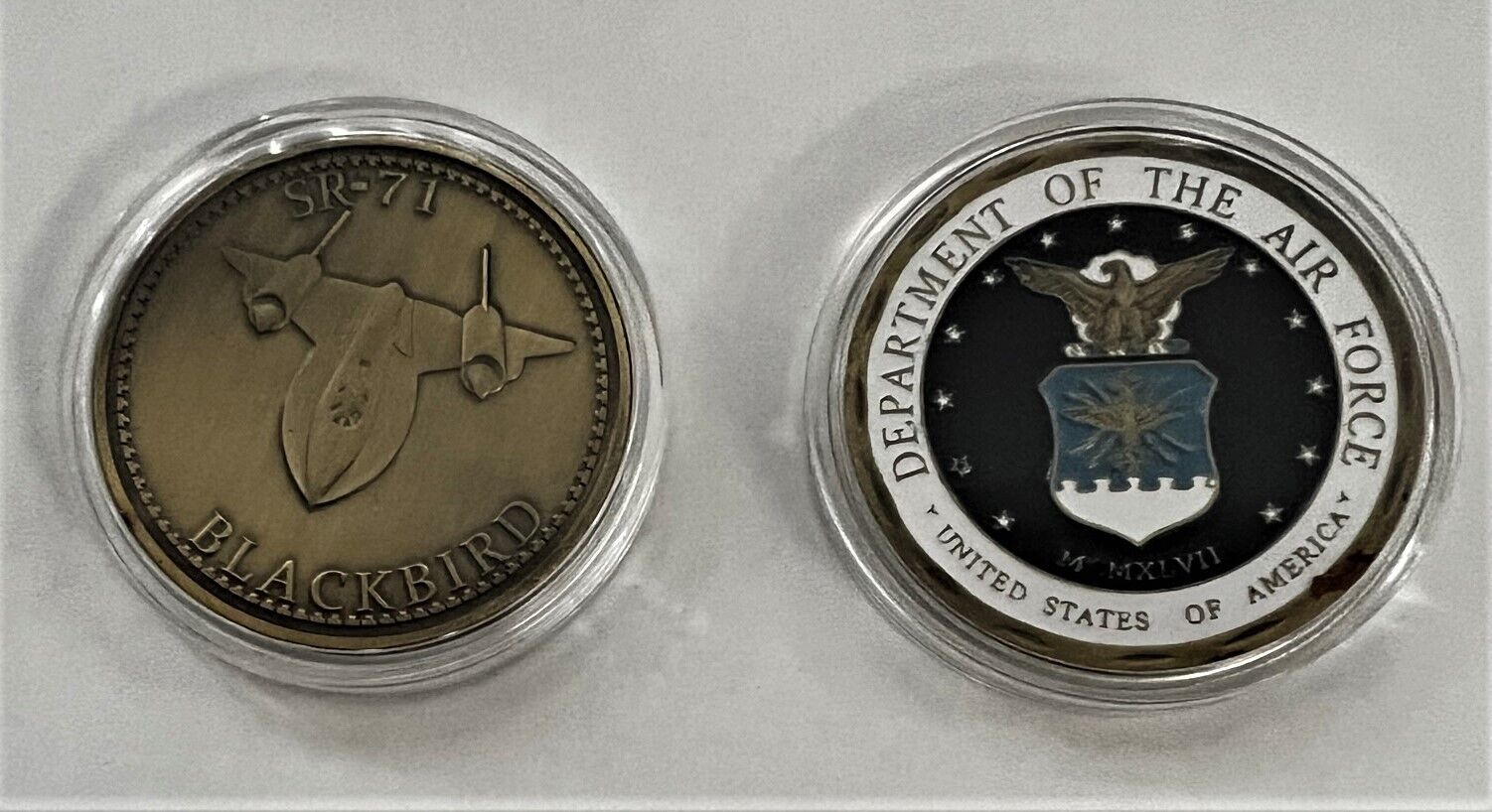 USAF Air Force SR-71 Blackbird Lockheed Martin Challenge Coin #4 (Skunk Works)