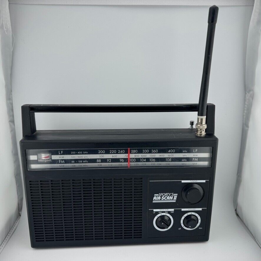 Vintage Radio Sporty’s Air-Scan II Model 767 AM/FM/VHF/LF