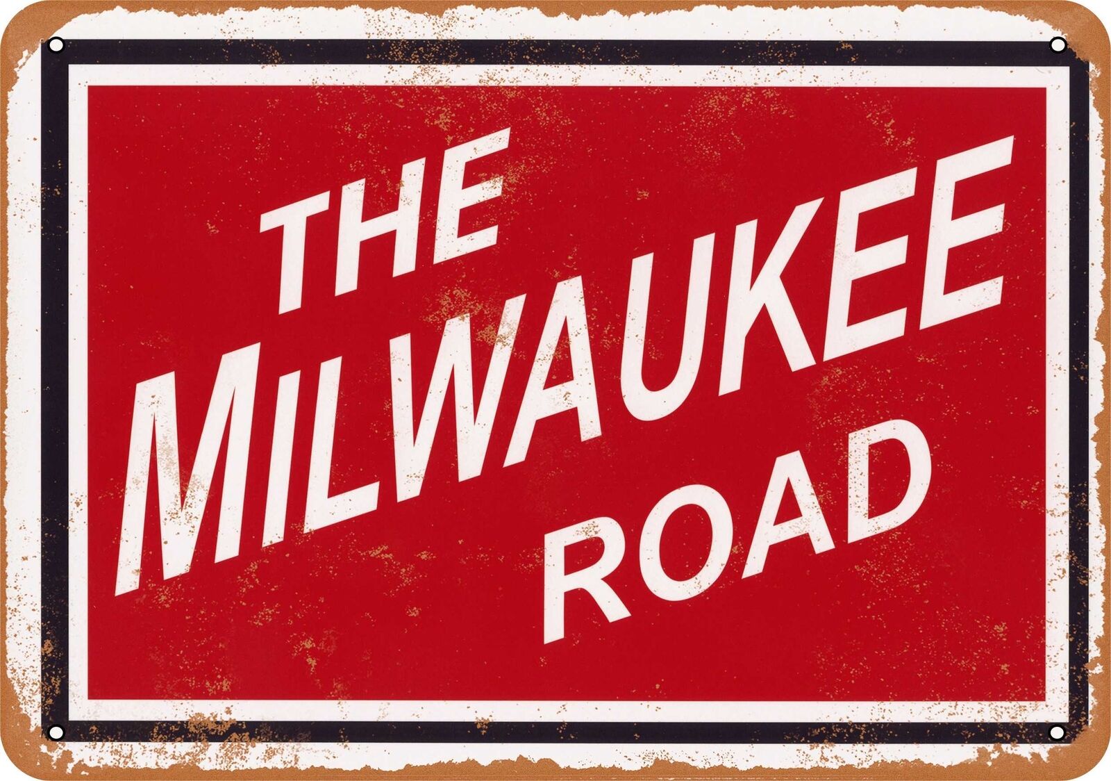 Metal Sign - The Milwaukee Road 2 - Vintage Look Reproduction