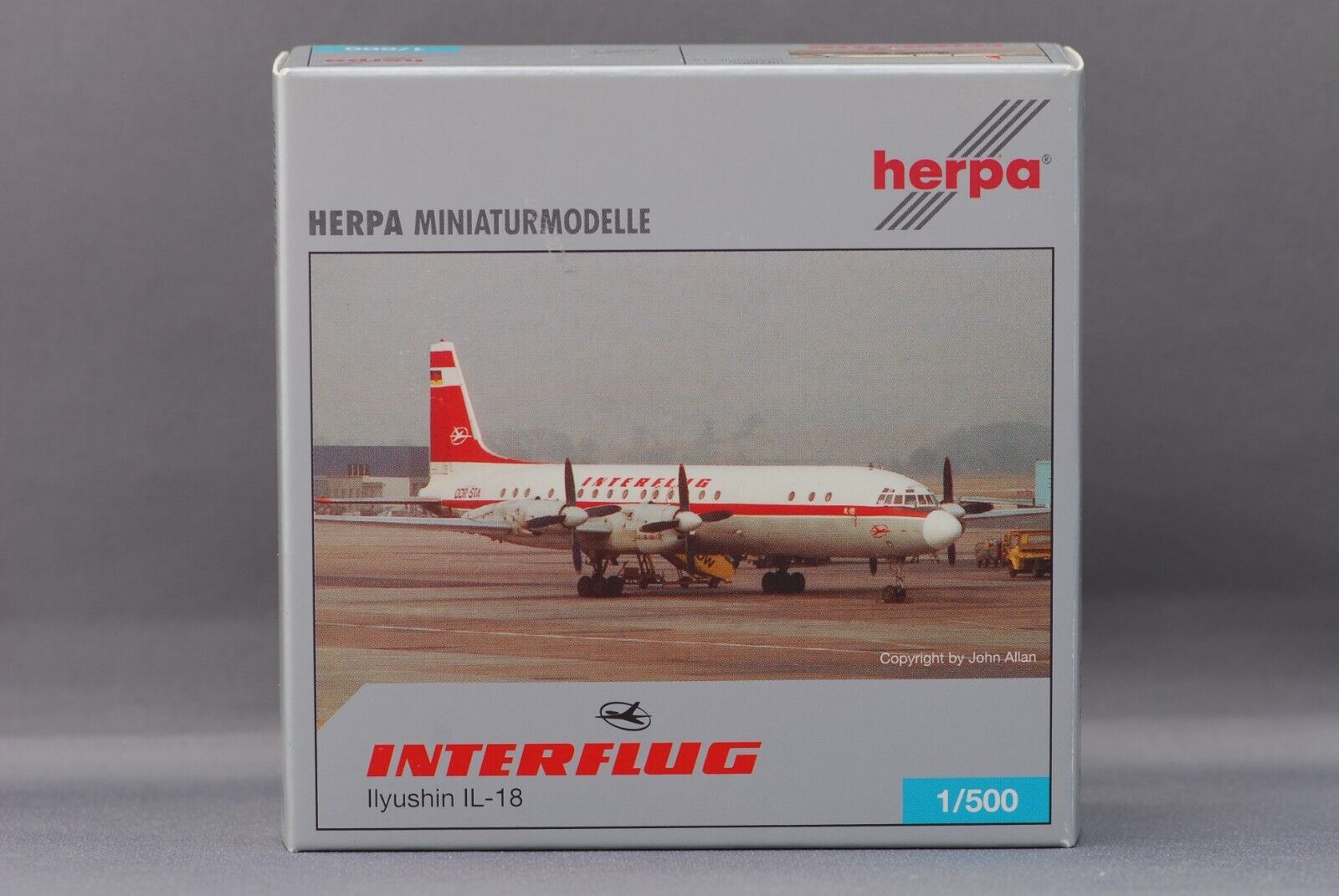 Interflug IL-18, Herpa Wings 507295, 1:500, DDR-STA