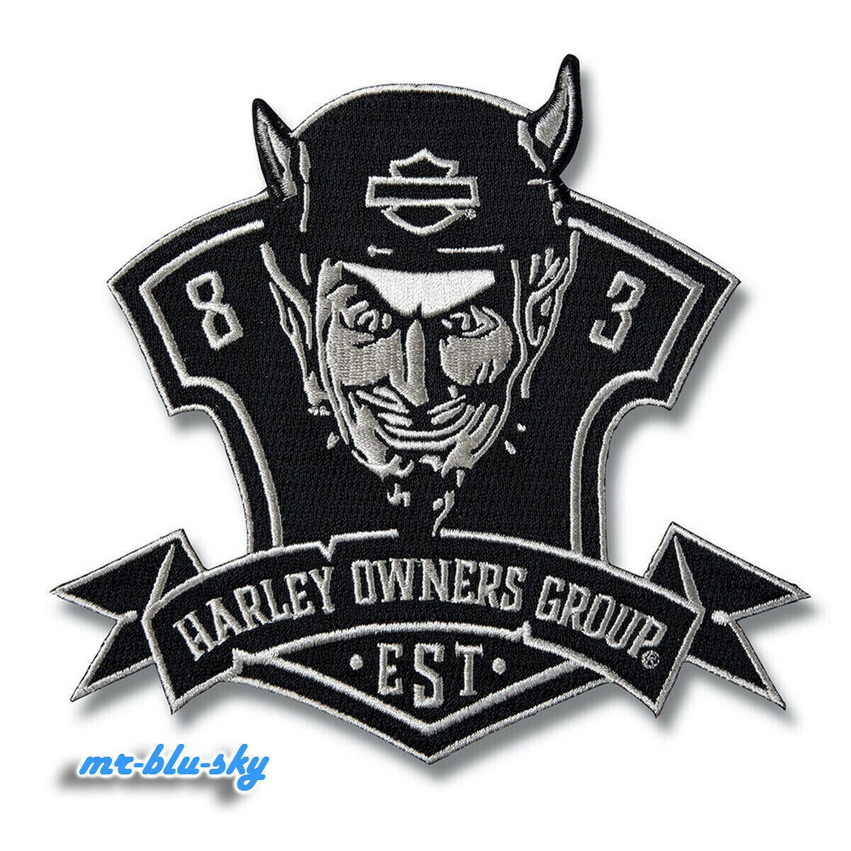 Rebel Logo Patch ~ Harley Davidson Owners Group H.O.G.