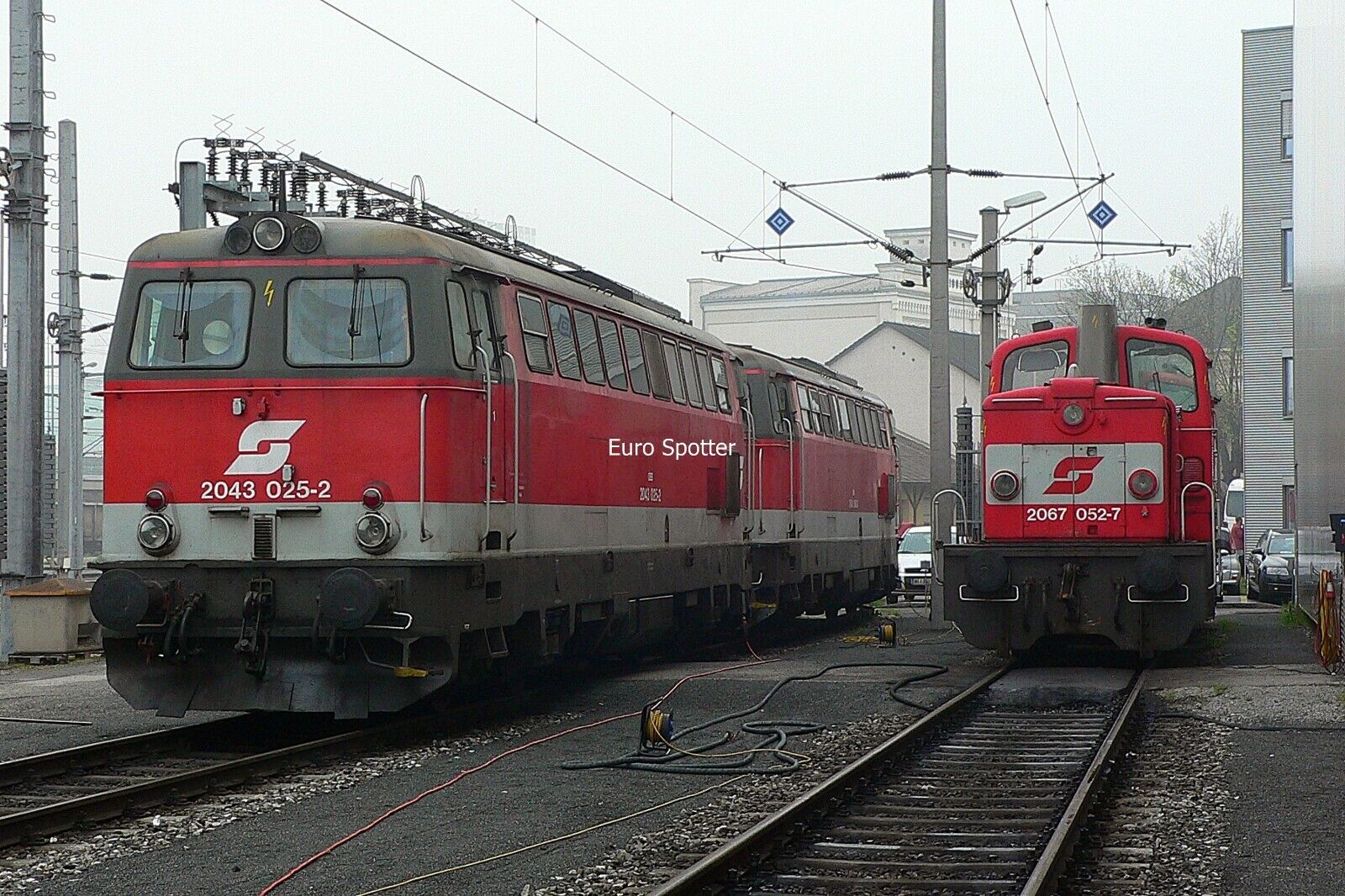 B120p 6x4 Glossy Photo OBB Class 2043 2043025 2067052 Linz depot (MB)