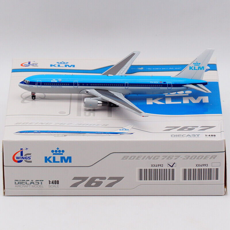 1:400 JC Wings KLM BOEING 767-300ER PH-BZK Diecast Models XX4992 JET Aircraft