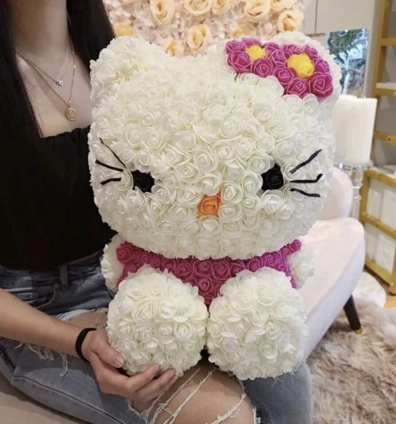 Plushie Sanrio Hello Kitty Valentine Creative Bouquet Flowers Animal Bouquet