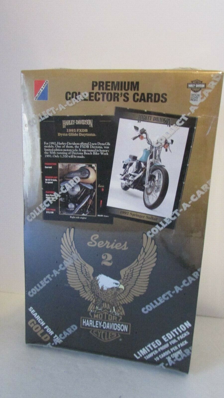 VINTAGE FACTORY SEALED 1992 HARLEY DAVIDSON COLLECTOR\'S CARDS 36 PACKAGES HD37