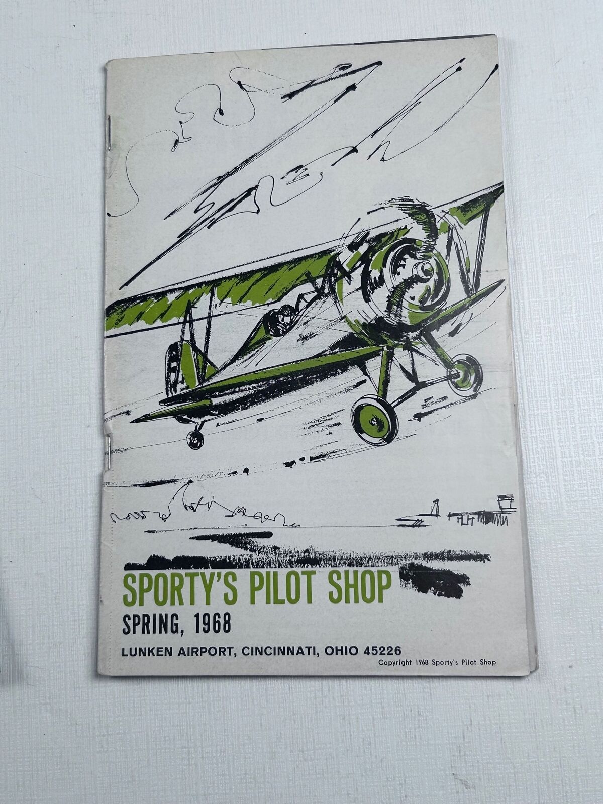 Vintage Catalog Sporty's Pilot Shop Spring 1968 Luken Airport Cincinnati OH 