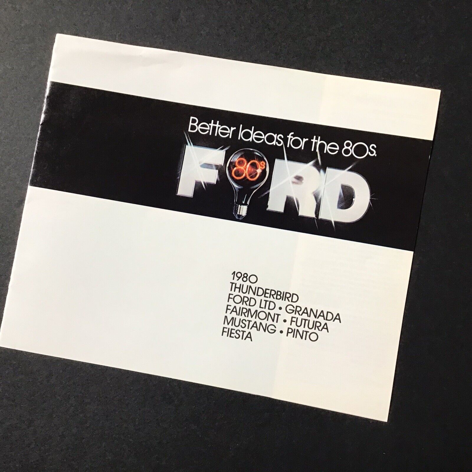 1980 Ford LTD EXP MUSTANG TBIRD ESCORT Dealer Sales Brochure Catalog