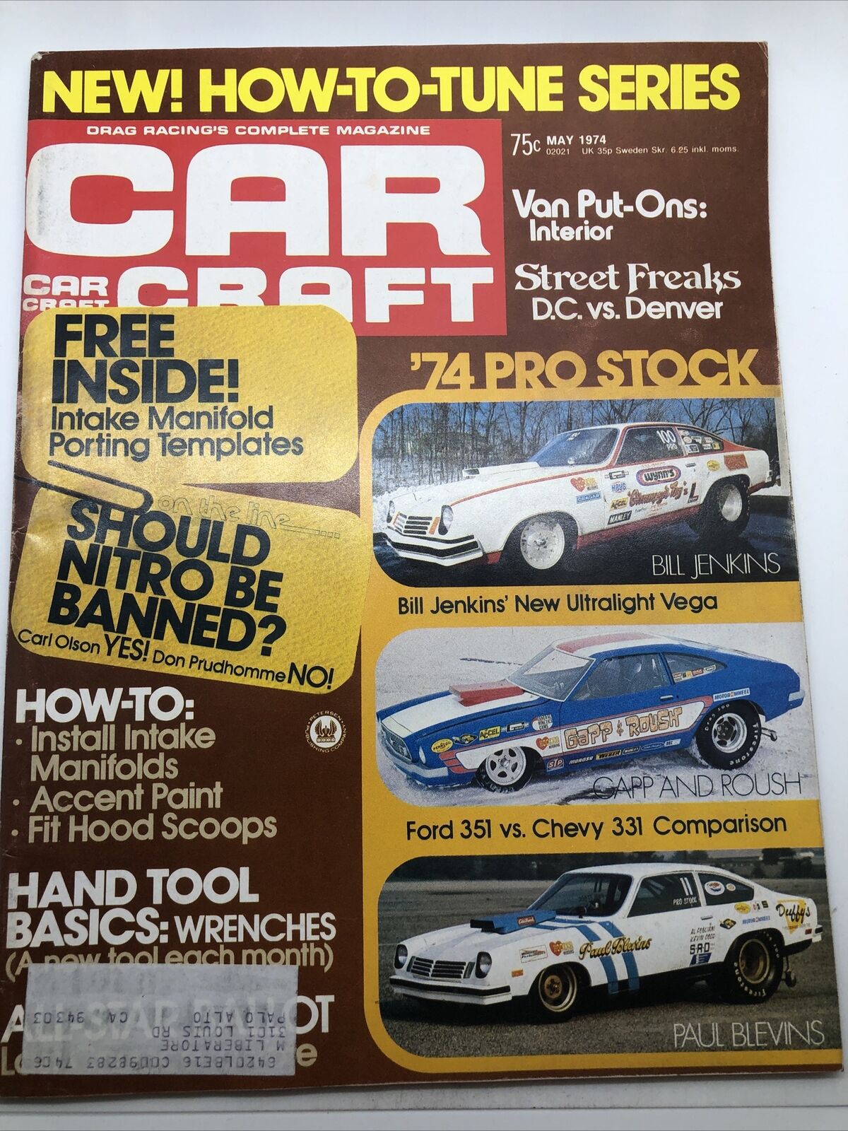Car Craft Magazine May 1974