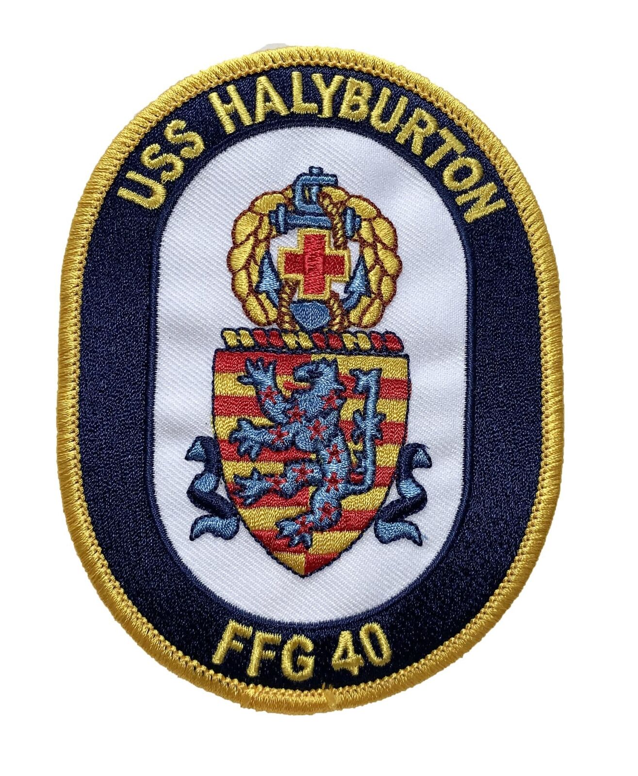USS HALYBURTON FFG-40 Patch – Sew On
