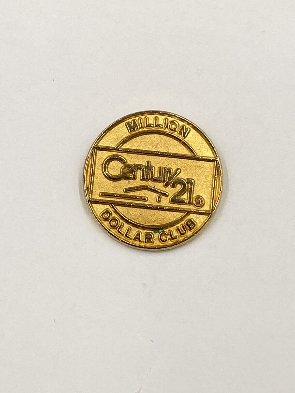 Gold Colored Century 21 Million Dollar Club Lapel Pin