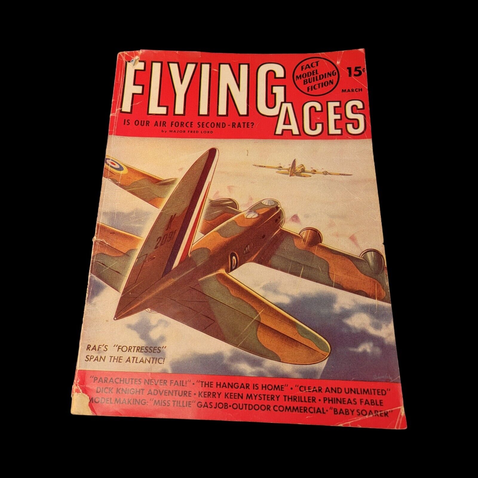 WW2 Flying Aces by A. A. Wyn, March 1941