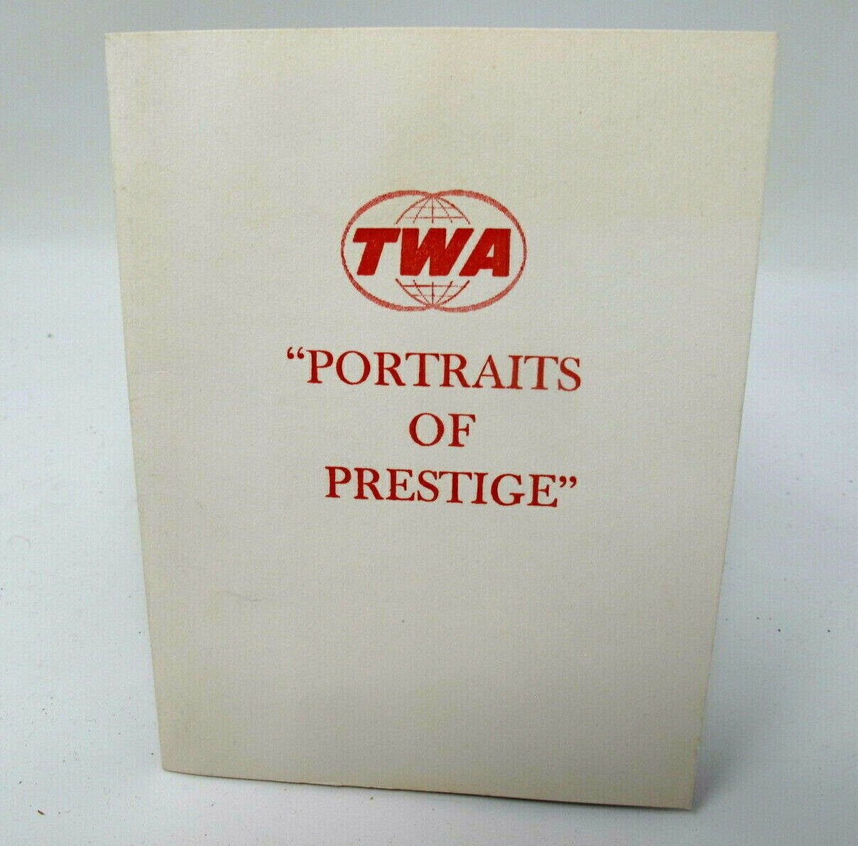 TWA Portraits Prestige STAR STREAM Polaroid Photo People Stewardess Smoking