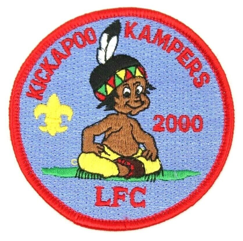 2000 Camp Kickapoo Kampers Last Frontier Patch Oklahoma Boy Scouts BSA OK