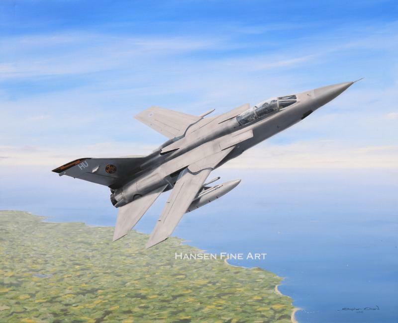 Panavia Tornado 111 Squadron RAF Leuchars Aviation Plane Painting Art Print