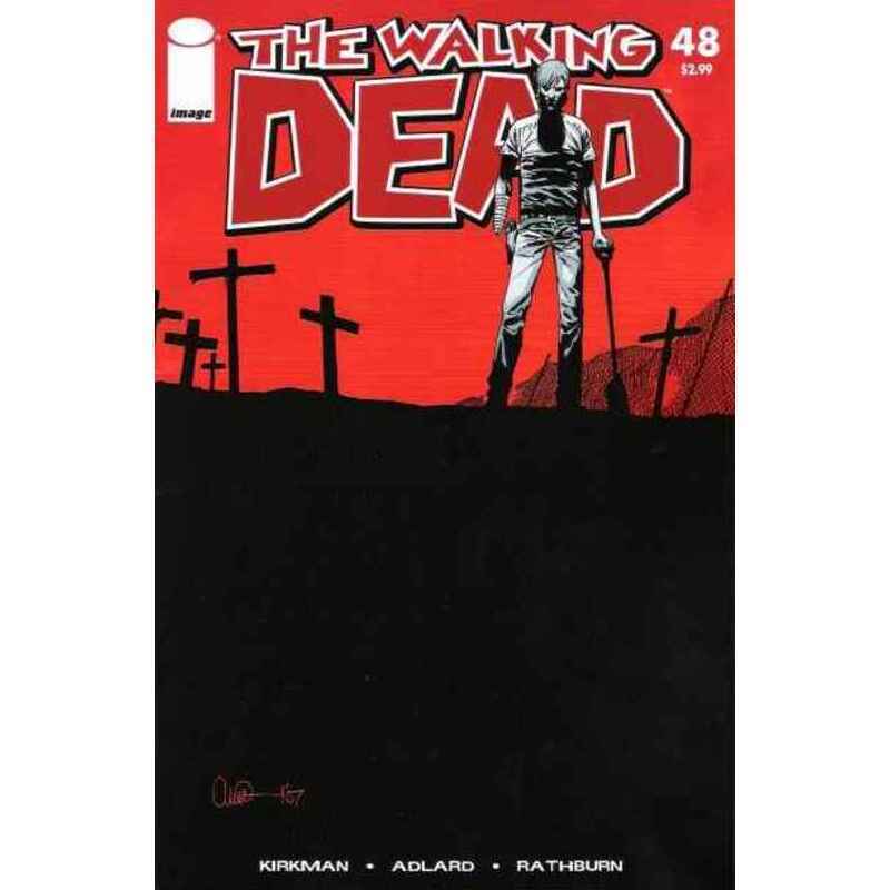 Walking Dead (2003 series) #48 in Near Mint minus condition. Image comics [s;