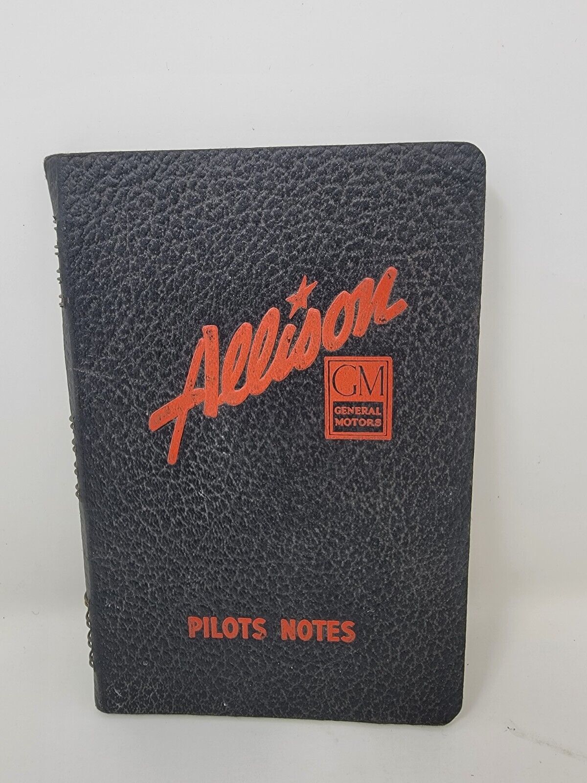 WW2 Allison Pilot Notes 1943 General Motors - Very Rare