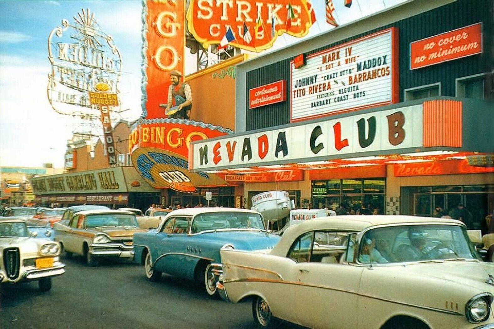 Las Vegas Nevada Club 1950s 8.5x11 Photo Reprint