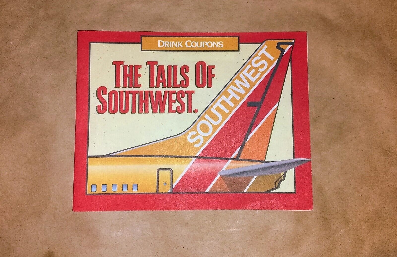 Southwest Airlines Drink Coupon Book Airline Memorabilia