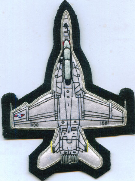 Boeing Douglas F 18 Super Hornet Fighter Jet Squadron Pilot Crew Jacket Patch  