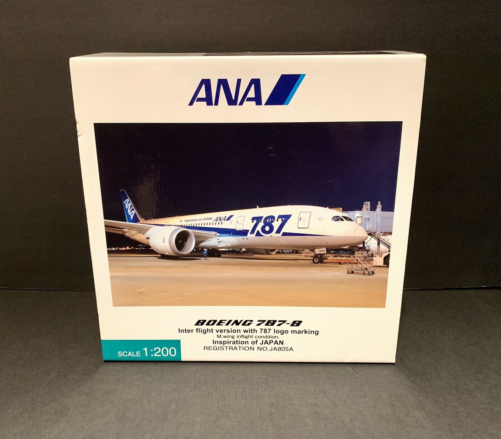 Hogan ANA 1:200 Boeing 787-8 Inter flight Version Inspiration of Japan Plane