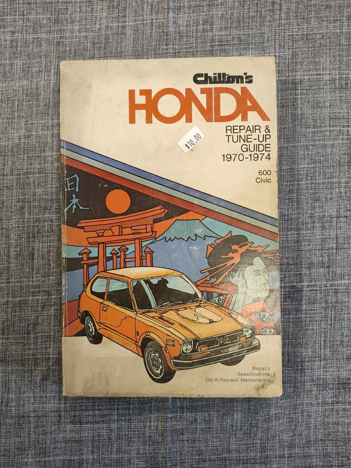 Vintage Chilton's Honda 1970-74 Repair & Tune-Up Guide 600 Civic
