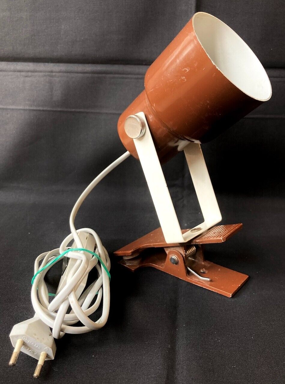 Original Vintage Design Lamp - CLIP - JOSEF HURKA - CZECHOSLOVAKIA - 1970s