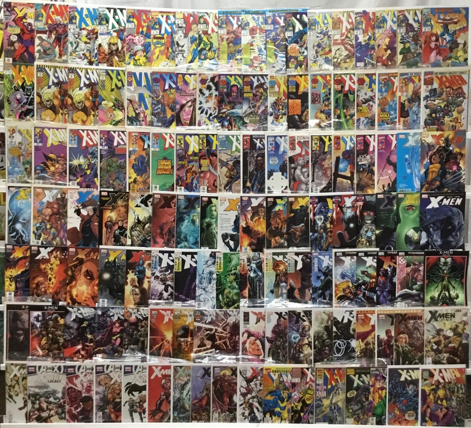 Marvel Comics X-Men 2nd Series Comic Book Lot of 125 - 1st Full App of Onslaught