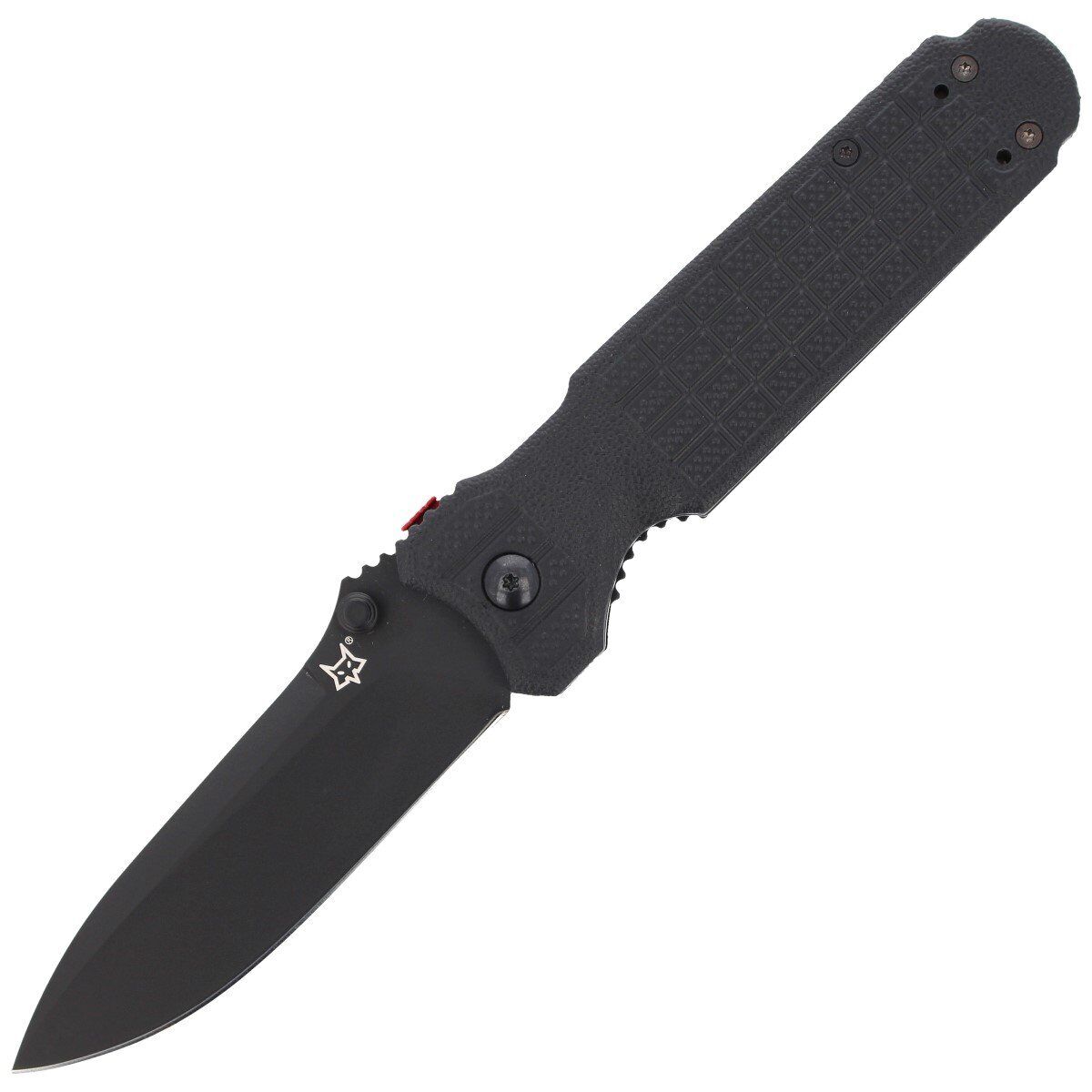 FOX Predator II Liner-Lock Folding Knife, Black (FX-446 B)