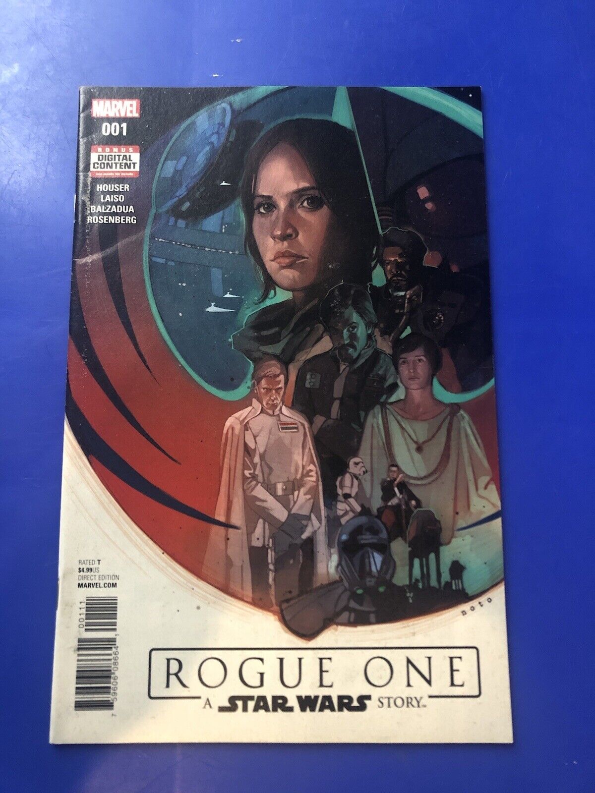 Star Wars: Rogue One #1 Main A 1st Appearance Cassian Andor Jyn Erso Comic 2017
