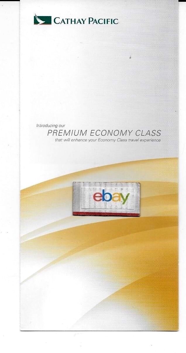 CATHAY PACIFIC AIRWAYS SWIRE GROUP 2012 ECONOMY CLASS BROCHURE 777-A330