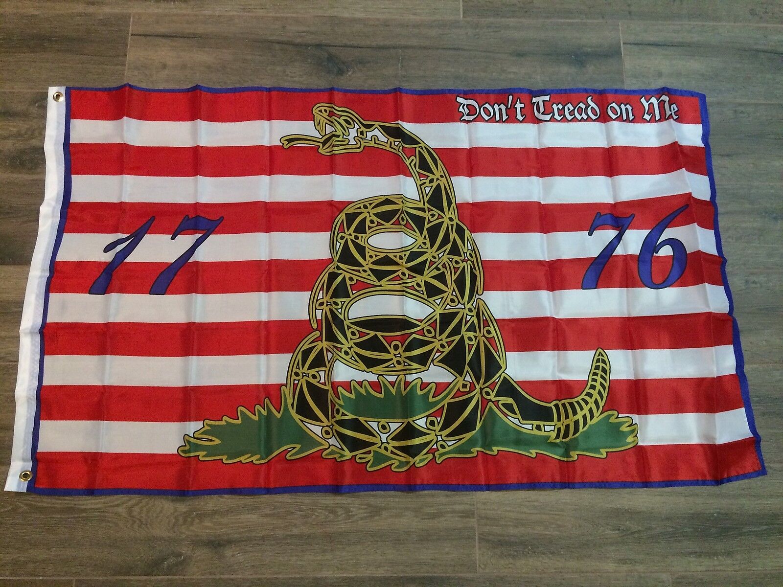 (2 Pack) 3x5 Navy Jack Gadsden Culpeper 1776 Molon Come and Take it Flag