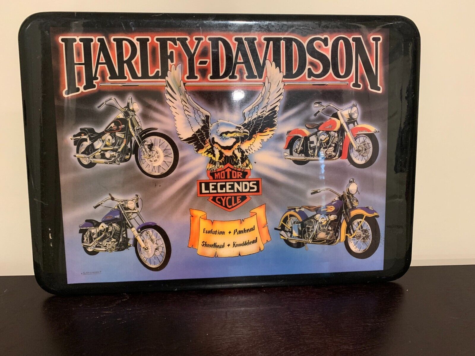 Large Harley Davidson Legend Wall Poster S.D.Liebelt Knucklehead Panhead Shovel