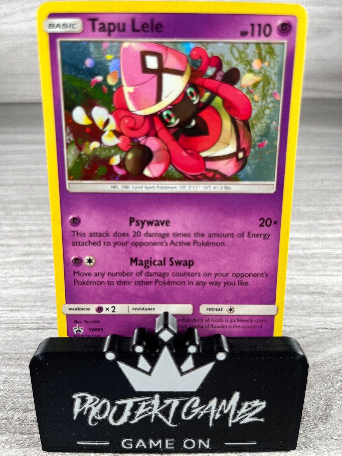 Tapu Lele SM45 Sun Moon Promos Pokémon Trading Card TCG