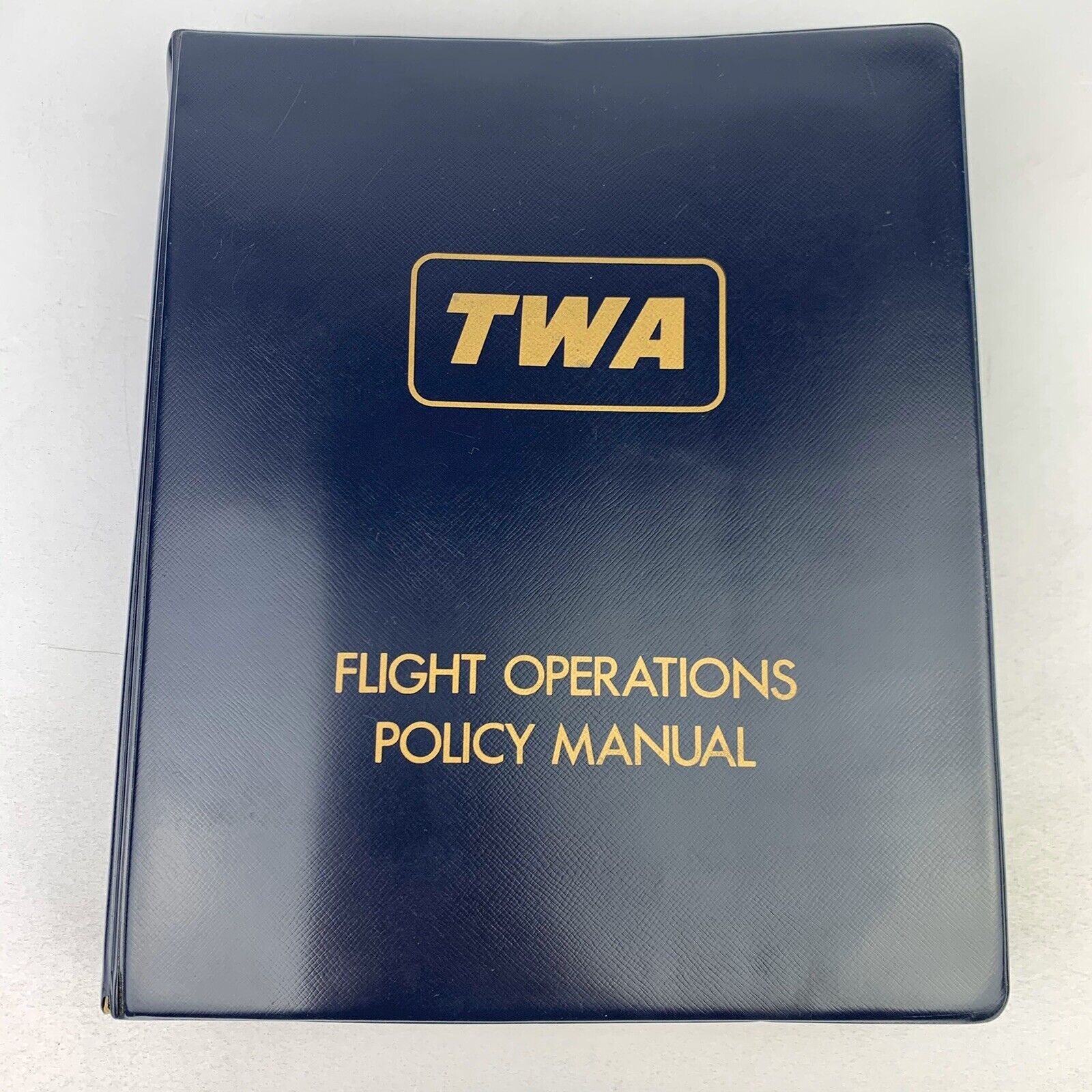 Vintage 80s Trans World Airlines TWA Flight Operations Manual Jeppesen