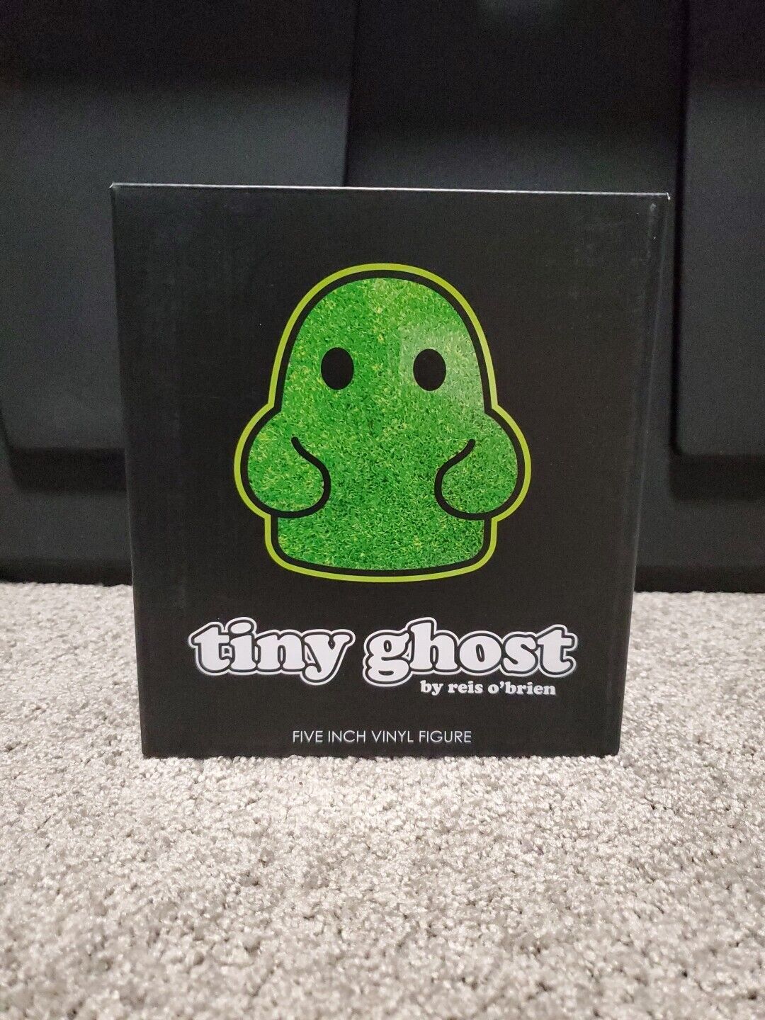 Bimtoy Tiny Ghost Flocked Yardwork Five Inch Vinyl Figure Reis O'Brien 2017