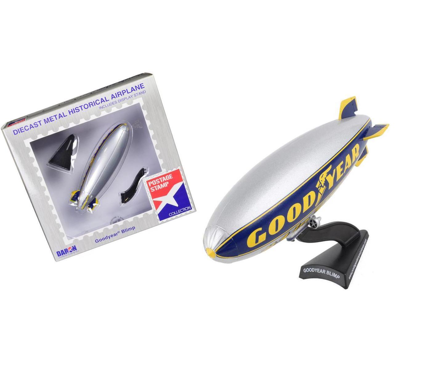 Goodyear Blimp Silver Metallic With Blue And Yellow Graphics #1 In Tires 1/350