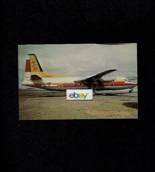 NORTHERN CONSOLIDATED AIRLINES FAIRCHILD F-27 PROP-JET #N4903 POSTCARD