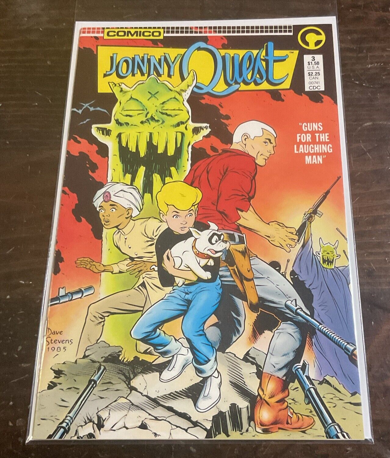 Vintage Johnny Quest #3 VF-NM Comico Comic 1985 HIGH GRADE Combined Shipping