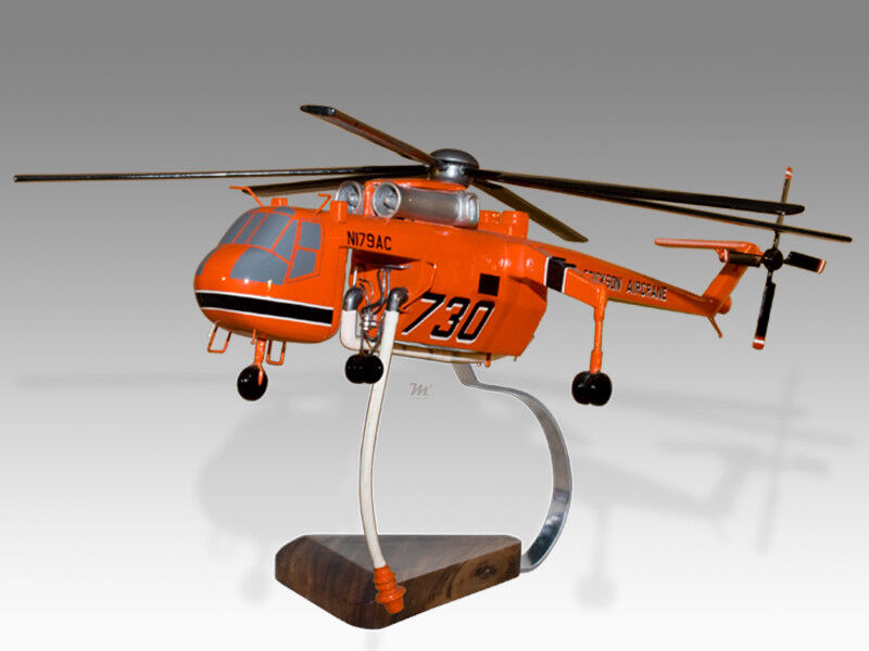 Erickson Air Crane Sikorsky S-64F Skycrane Replica Helicopter Desktop Model