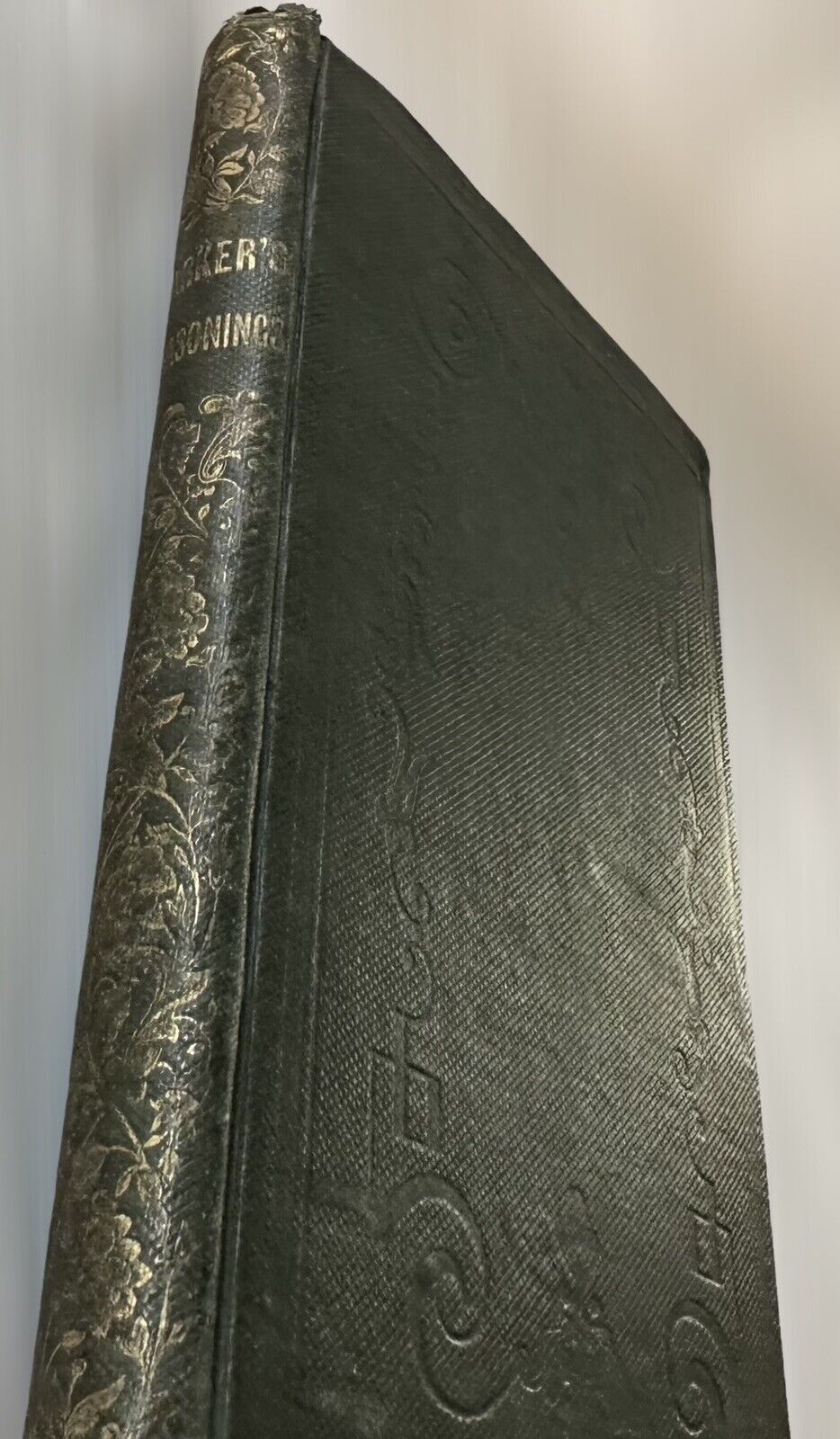 Antique Book Religious 1847 A Pastor\'s Reasonings With The Young of His Flock