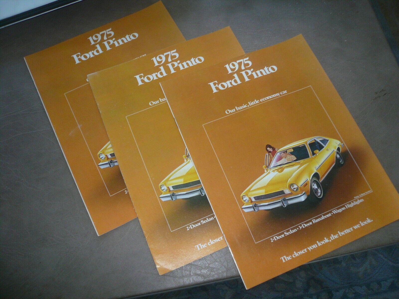 1975 Ford Pinto Sales Brochure - Original - Three for One Price